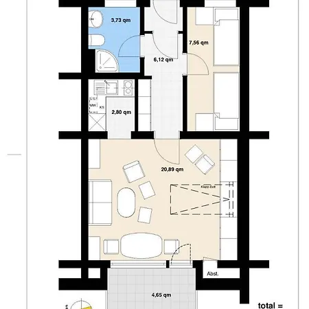 App-martin-im-haus-atlantic Apartment Westerland